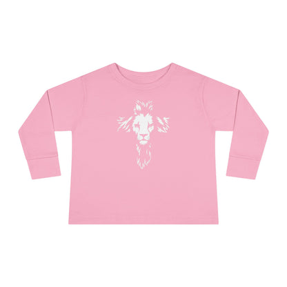 Lion Cross Toddler Long Sleeve Tee