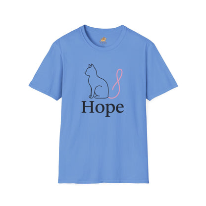 Hope Cat Breast Cancer awareness  T-Shirt