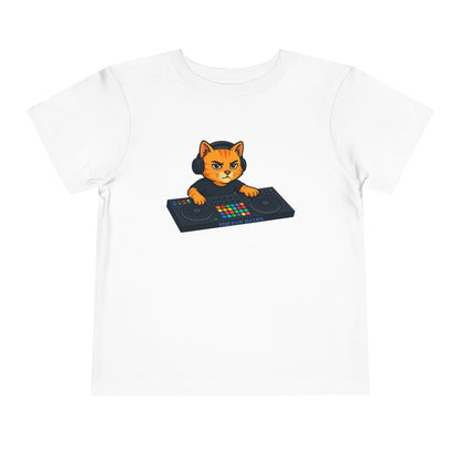 DJ Cat Toddler Tee