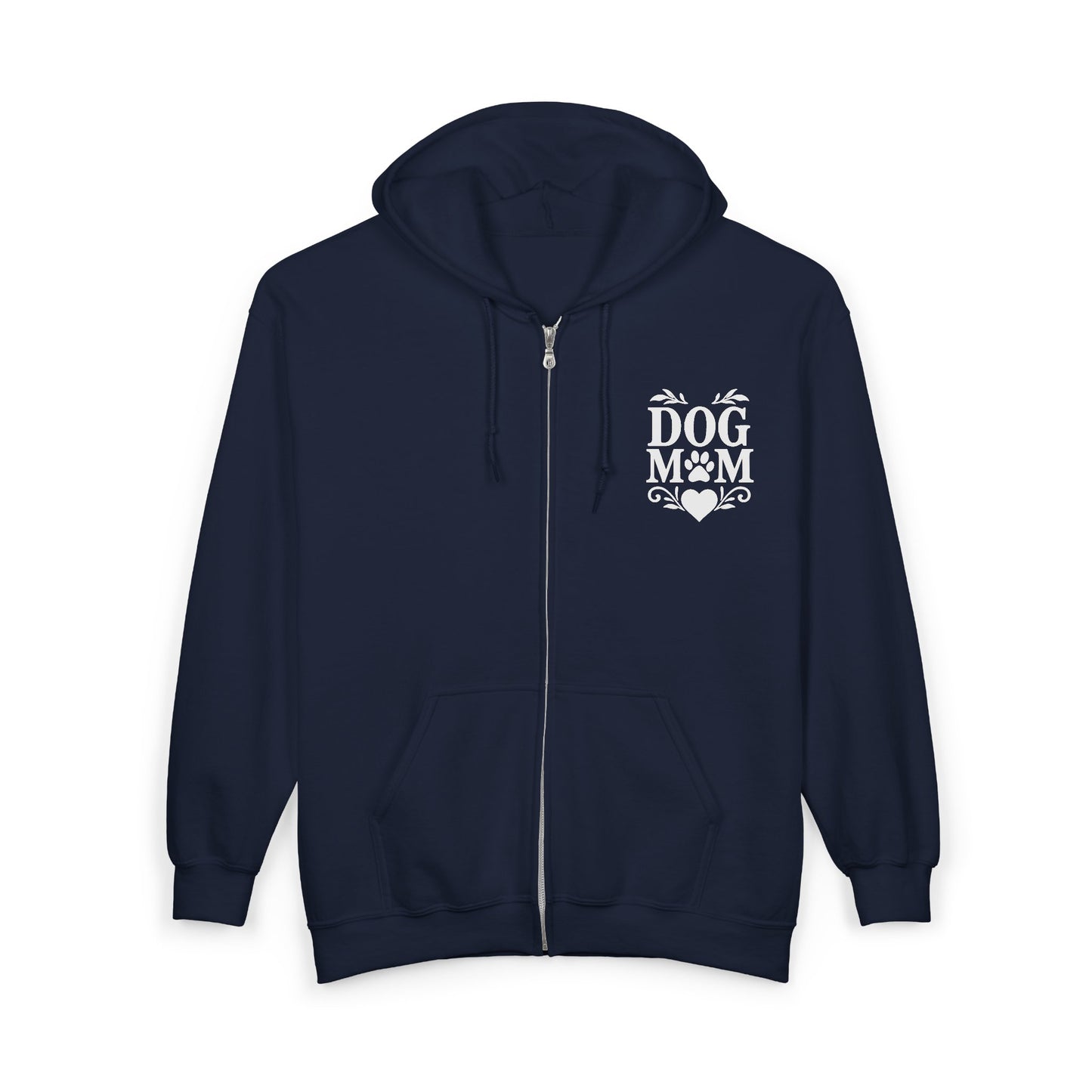 Dog Mom Full Zip Hoodie