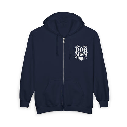 Dog Mom Full Zip Hoodie