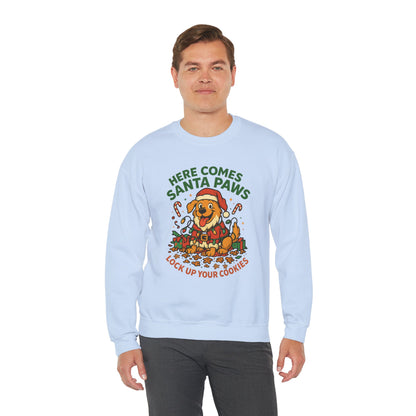 Here Comes Santa Paws Holiday Crewneck