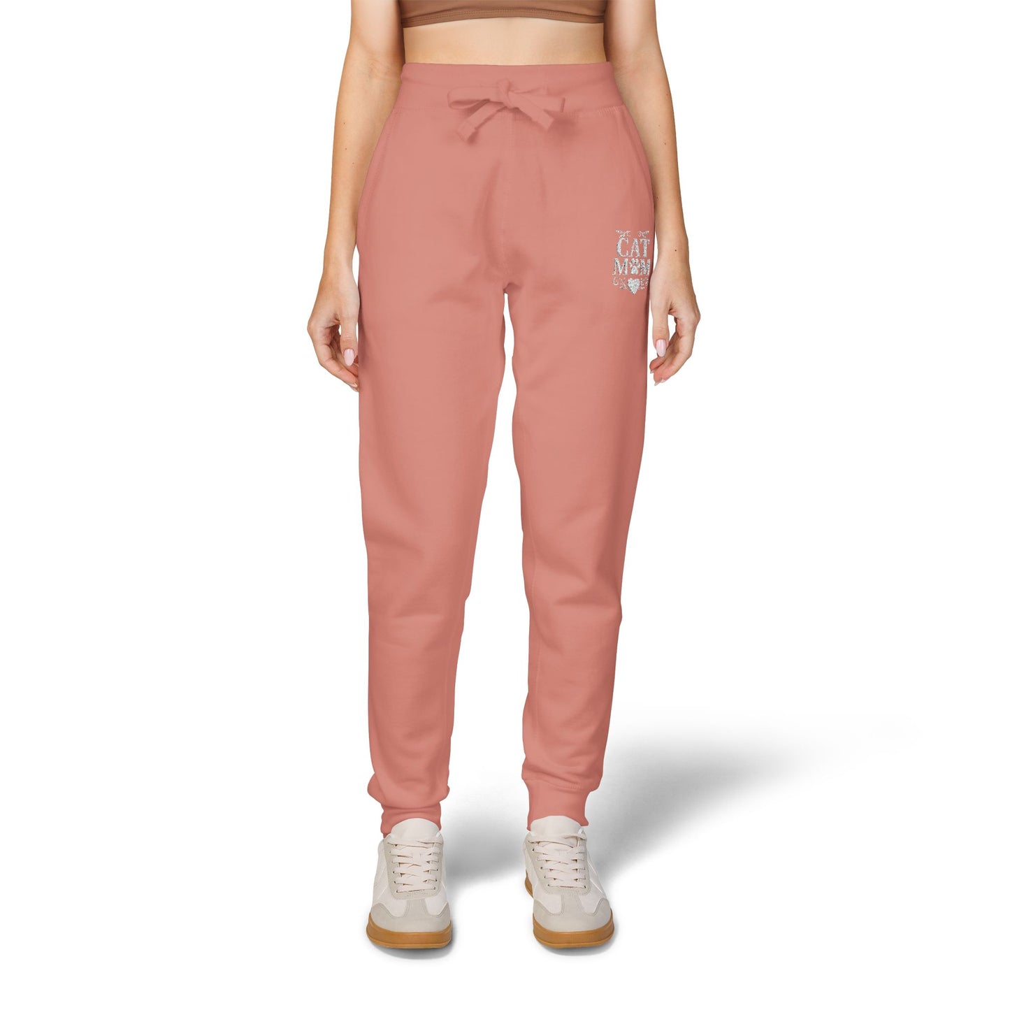 Cozy Cat Mom Unisex Fleece Sweatpants