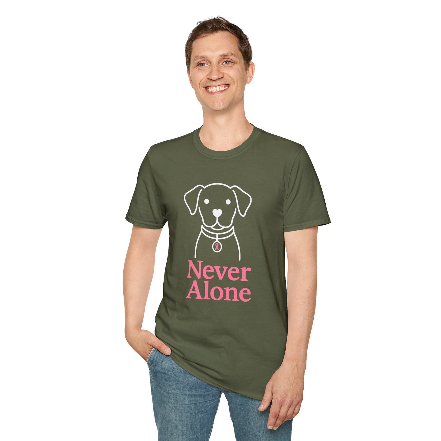 Never Alone Dog T-Shirt