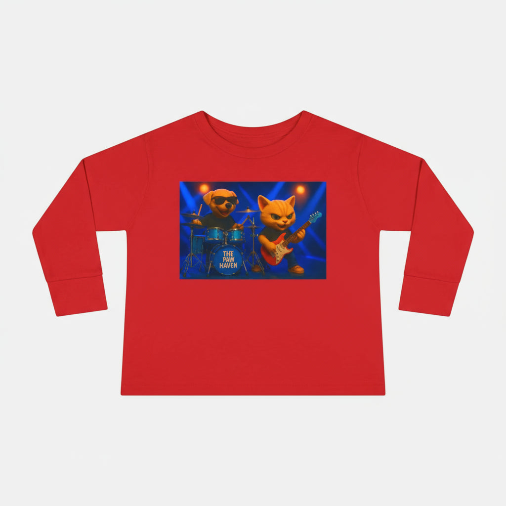 Toddler Long Sleeve Music Band Tee