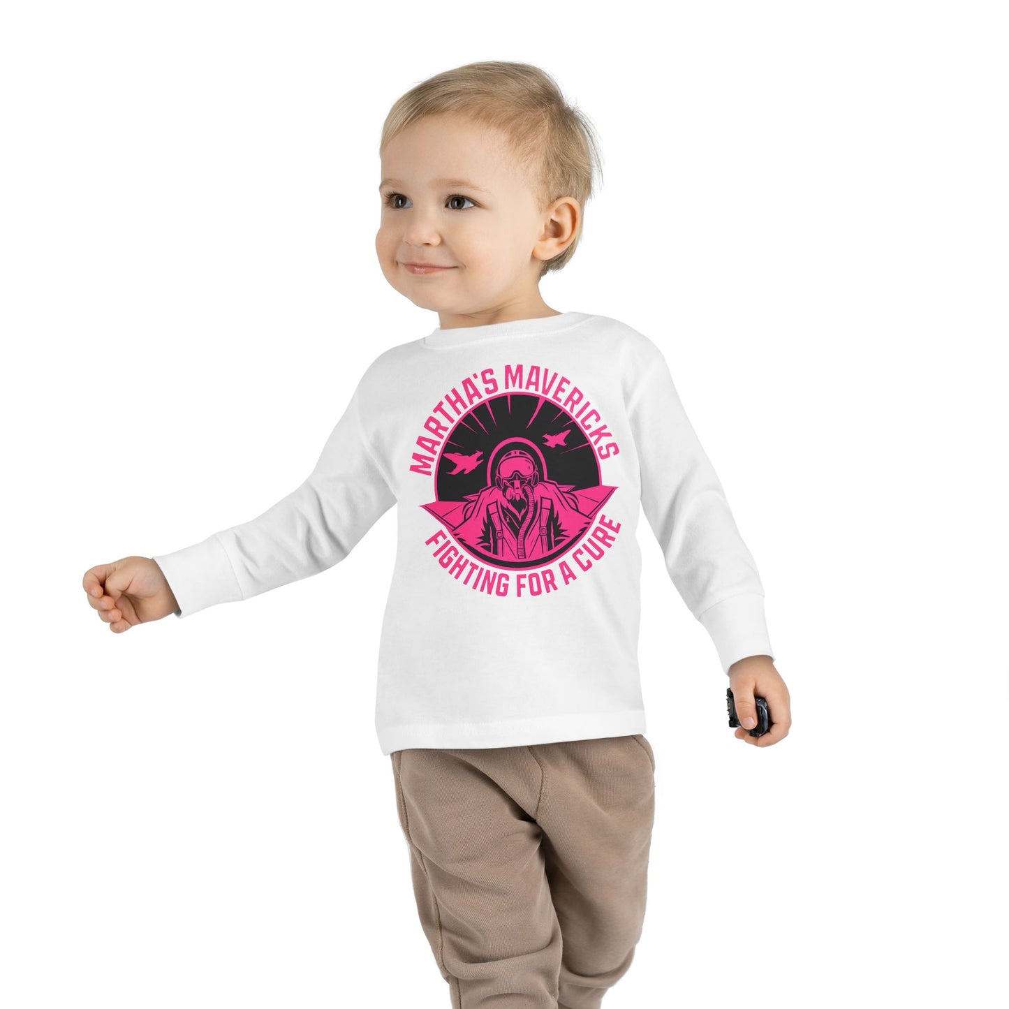 Toddler Long Sleeve Tee - Martha's Mavericks