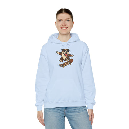Skateboarding Bulldog Hoodie Sweatshirt