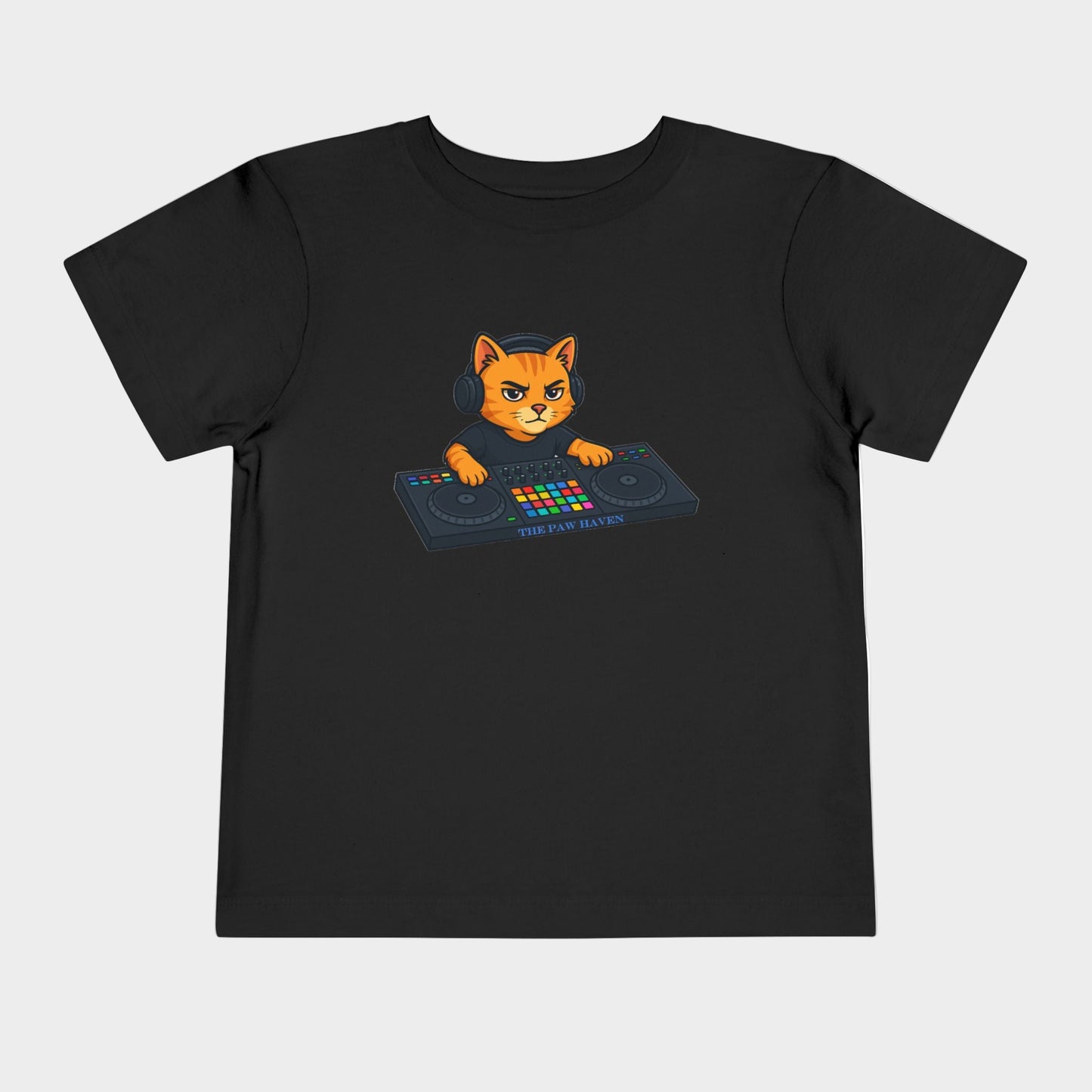 DJ Cat Toddler Tee