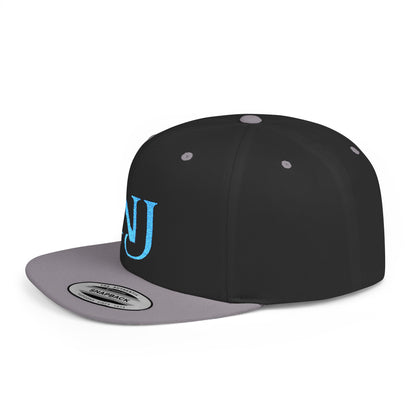 NJ Embroidered Snapback Hat