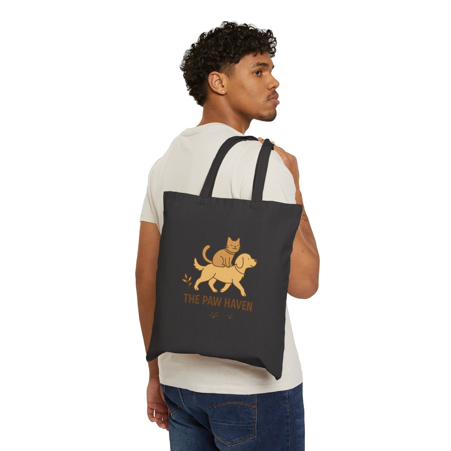 Cotton Tote Bag The Paw Haven
