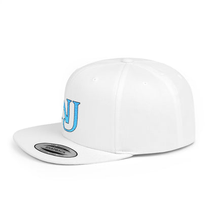 NJ Embroidered Snapback Hat