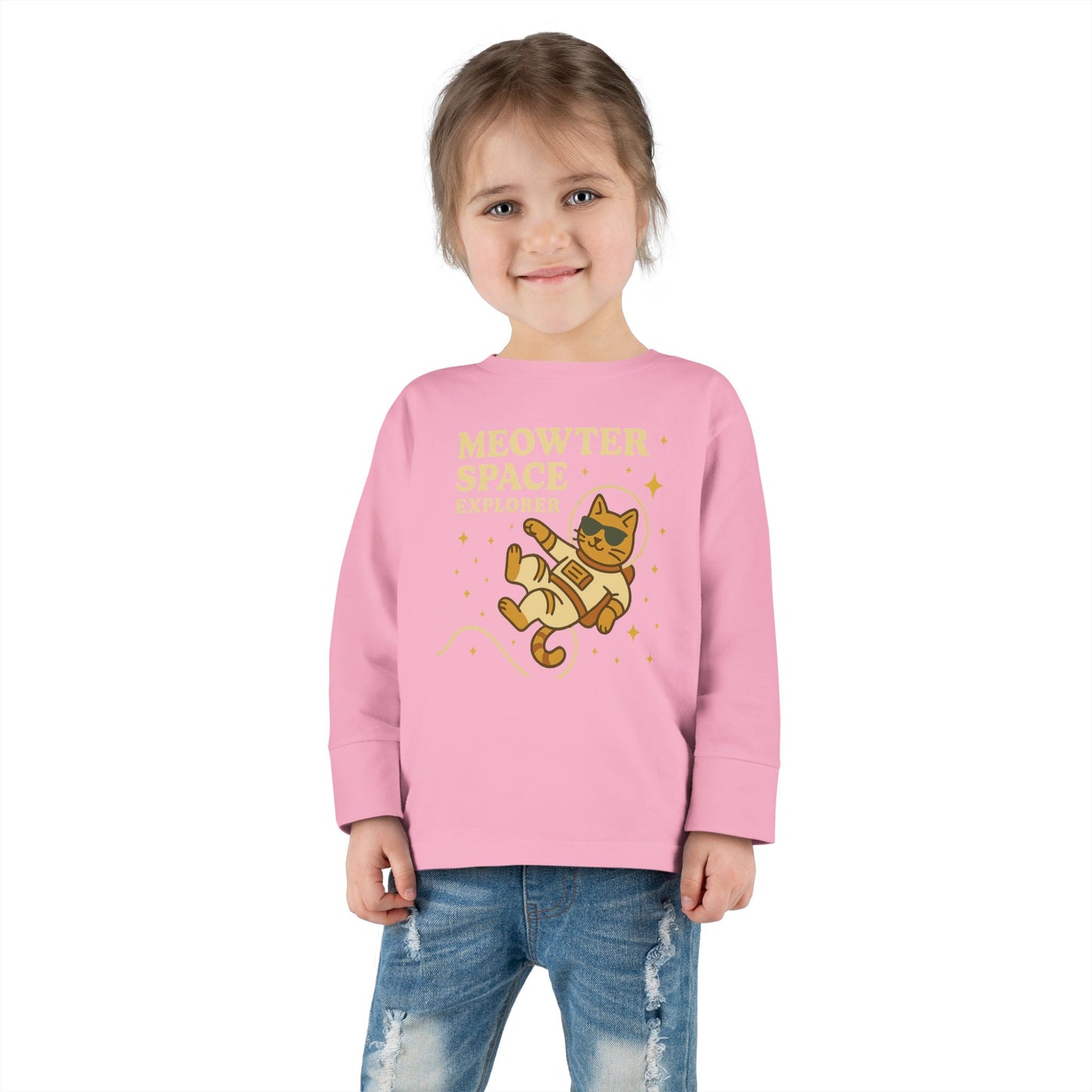 Cosmic Cat Toddler Long Sleeve