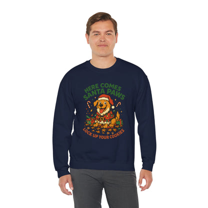 Here Comes Santa Paws Holiday Crewneck