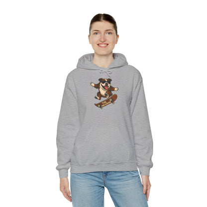 Skateboarding Bulldog Hoodie Sweatshirt