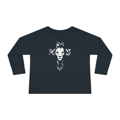 Lion Cross Toddler Long Sleeve Tee