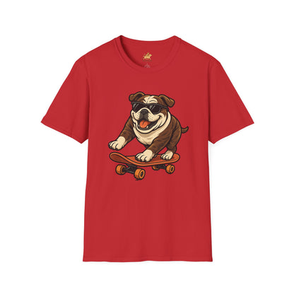 Skateboard Bulldog T-Shirt