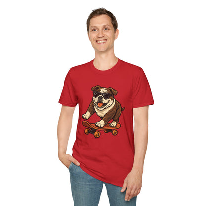 Skateboard Bulldog T-Shirt
