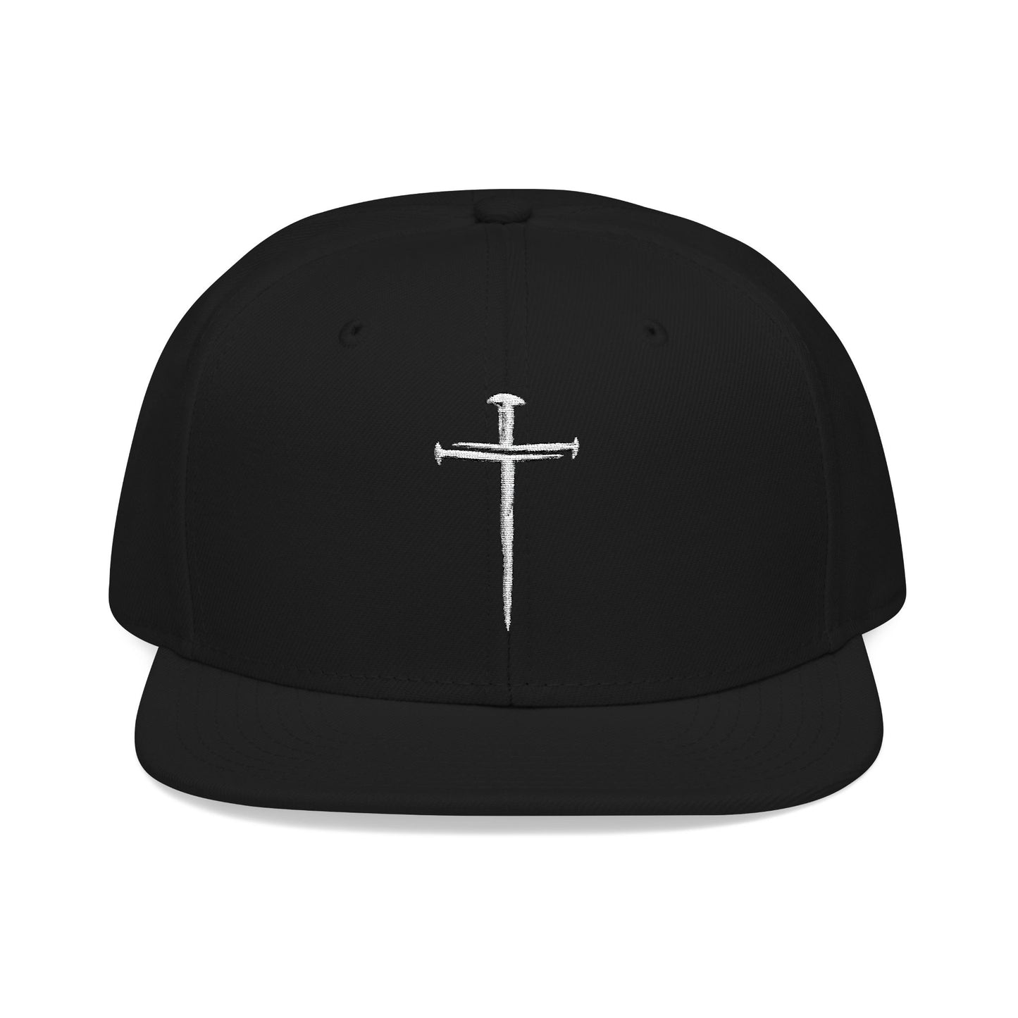 Nail Cross Snapback Hat