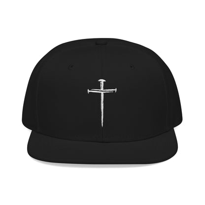 Nail Cross Snapback Hat