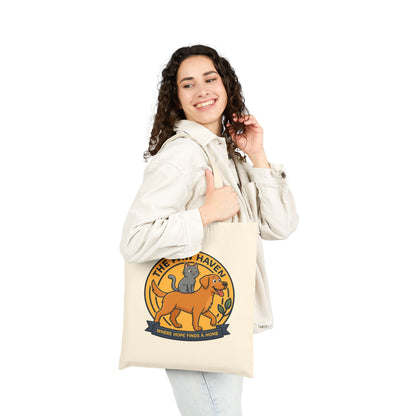 The Paw Haven Cotton Tote (Where hope finds a home)