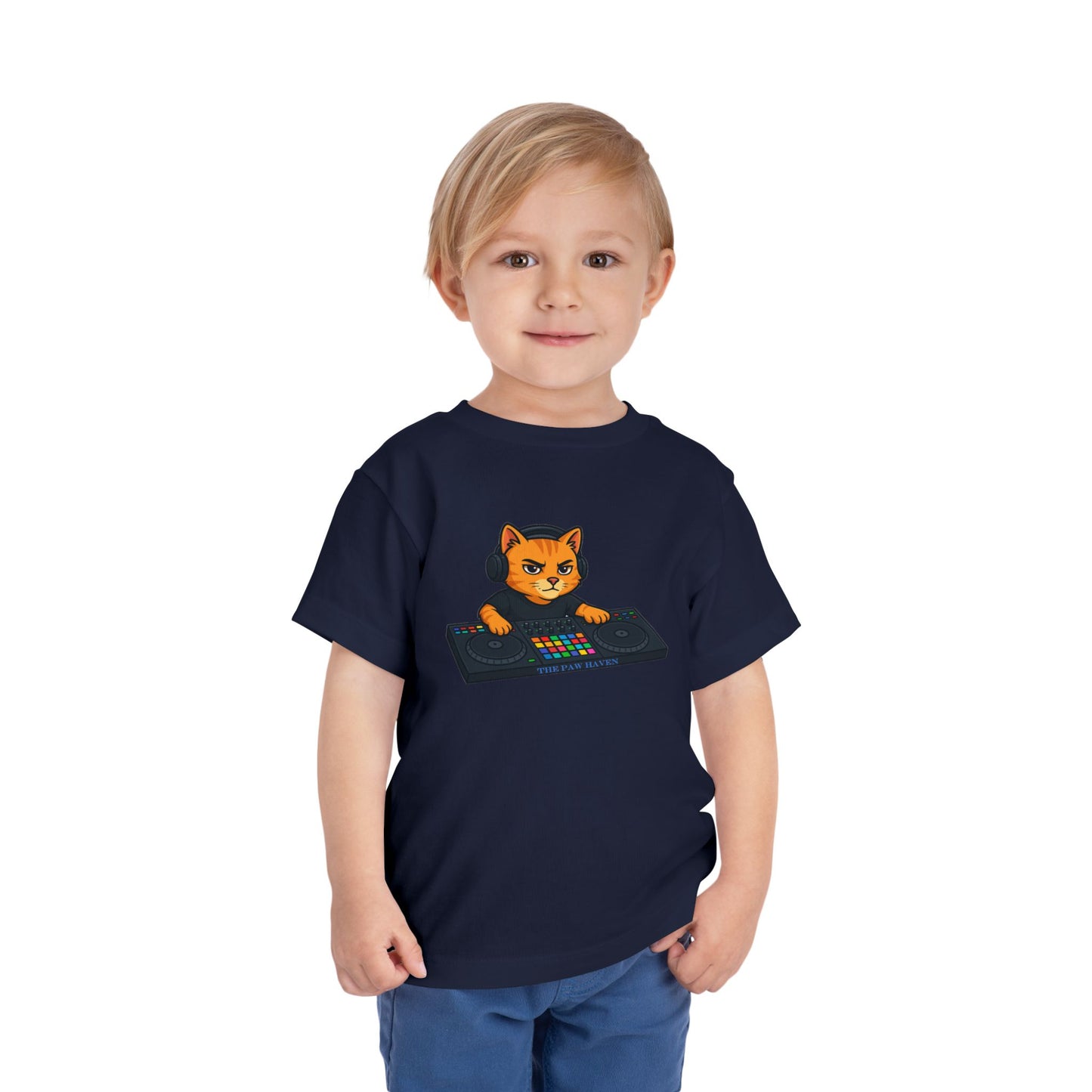 DJ Cat Toddler Tee
