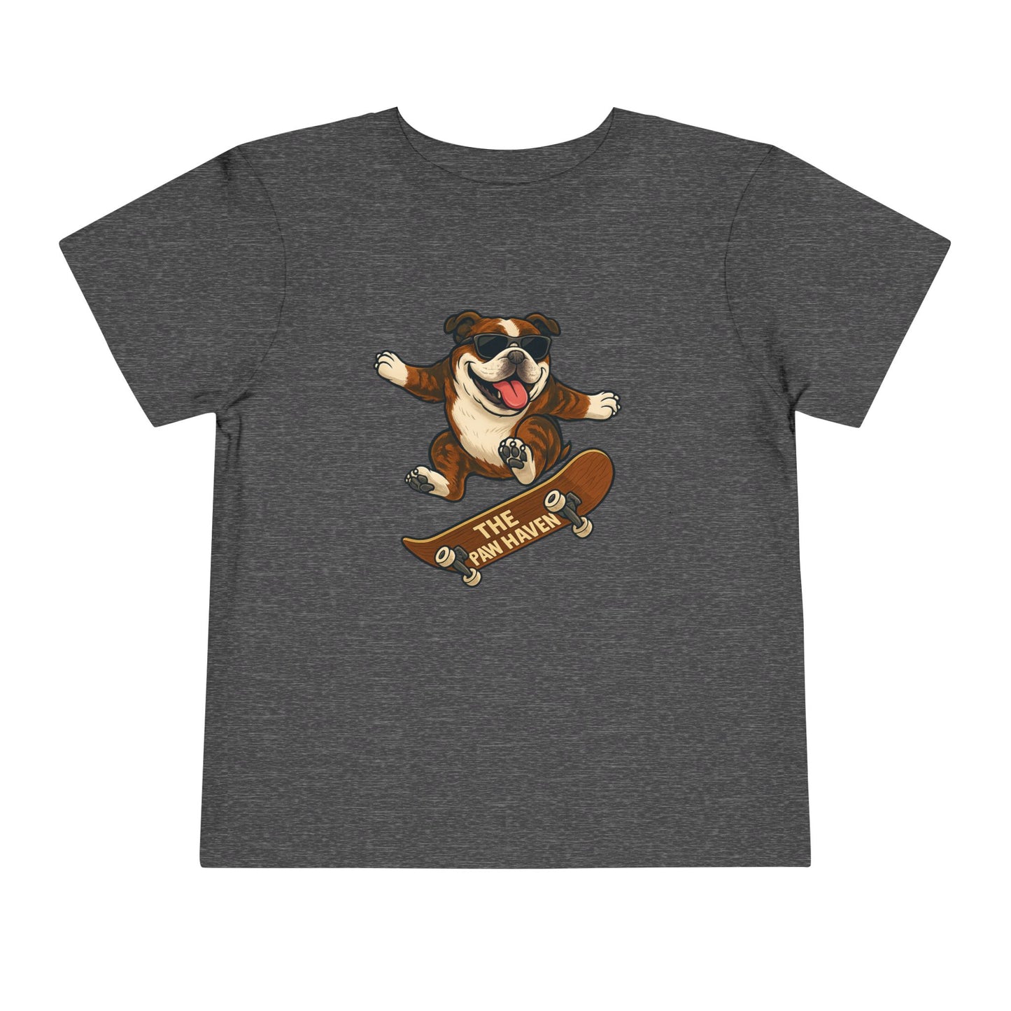 Skateboarding Dog Toddler Tee