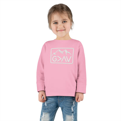 God > Highs & Lows Toddler Long Sleeve Tee