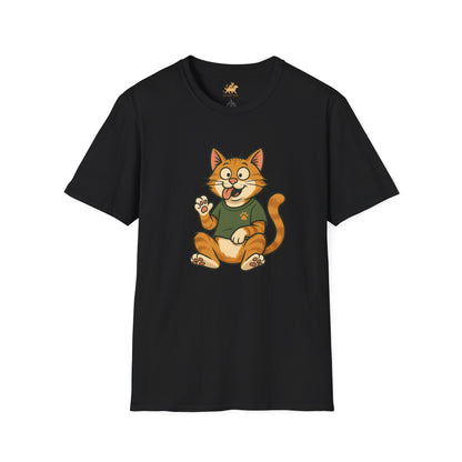 Goofy Cat T-Shirt
