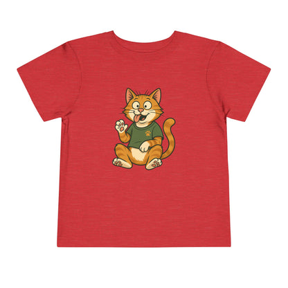 Goofy Cat Toddler Tee