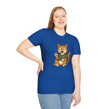 Goofy Cat T-Shirt