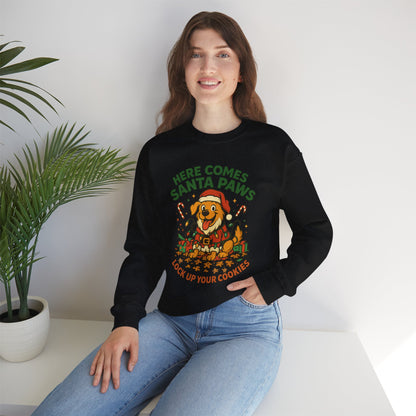 Here Comes Santa Paws Holiday Crewneck