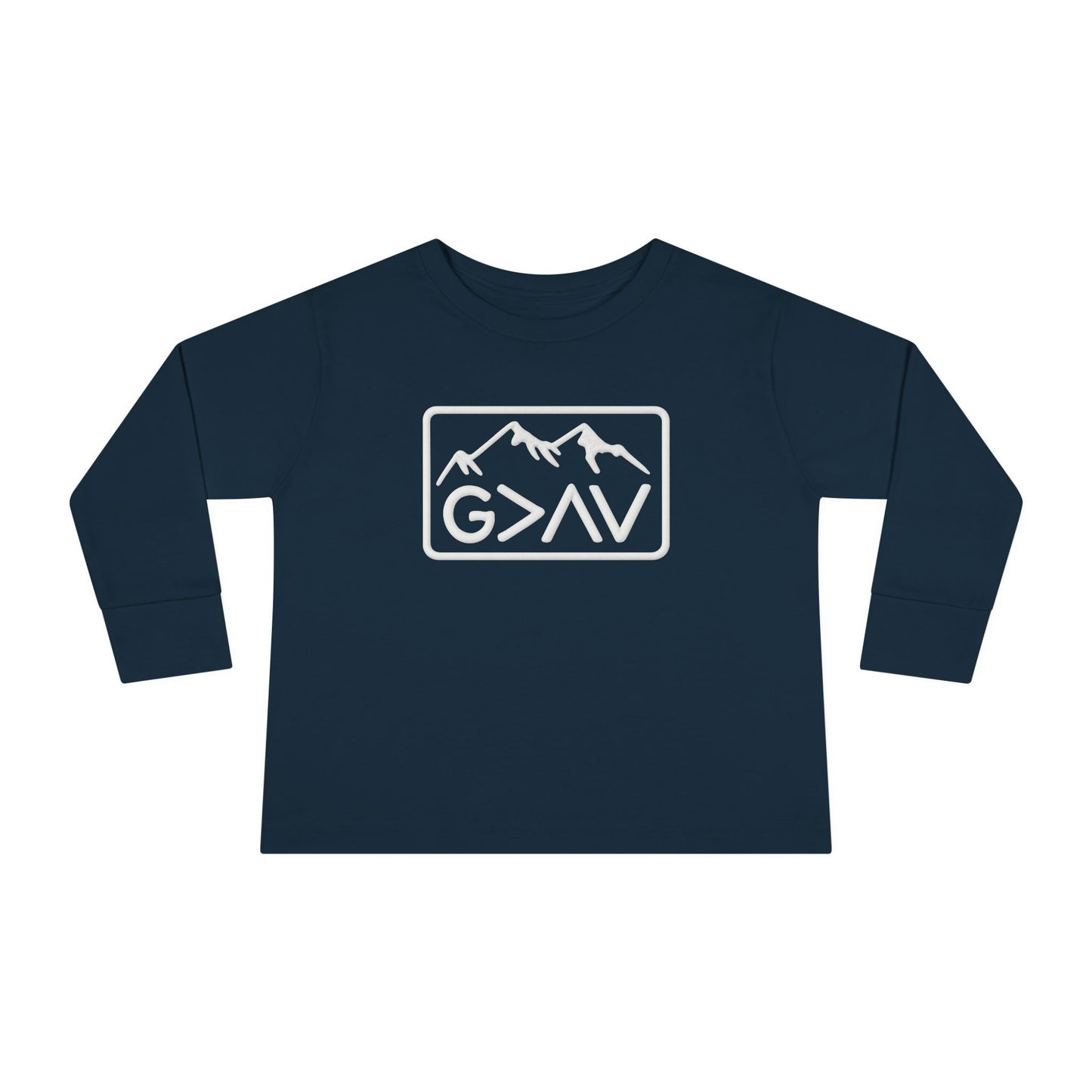 God > Highs & Lows Toddler Long Sleeve Tee