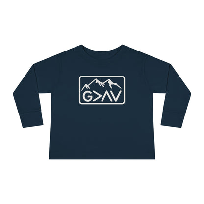 God > Highs & Lows Toddler Long Sleeve Tee