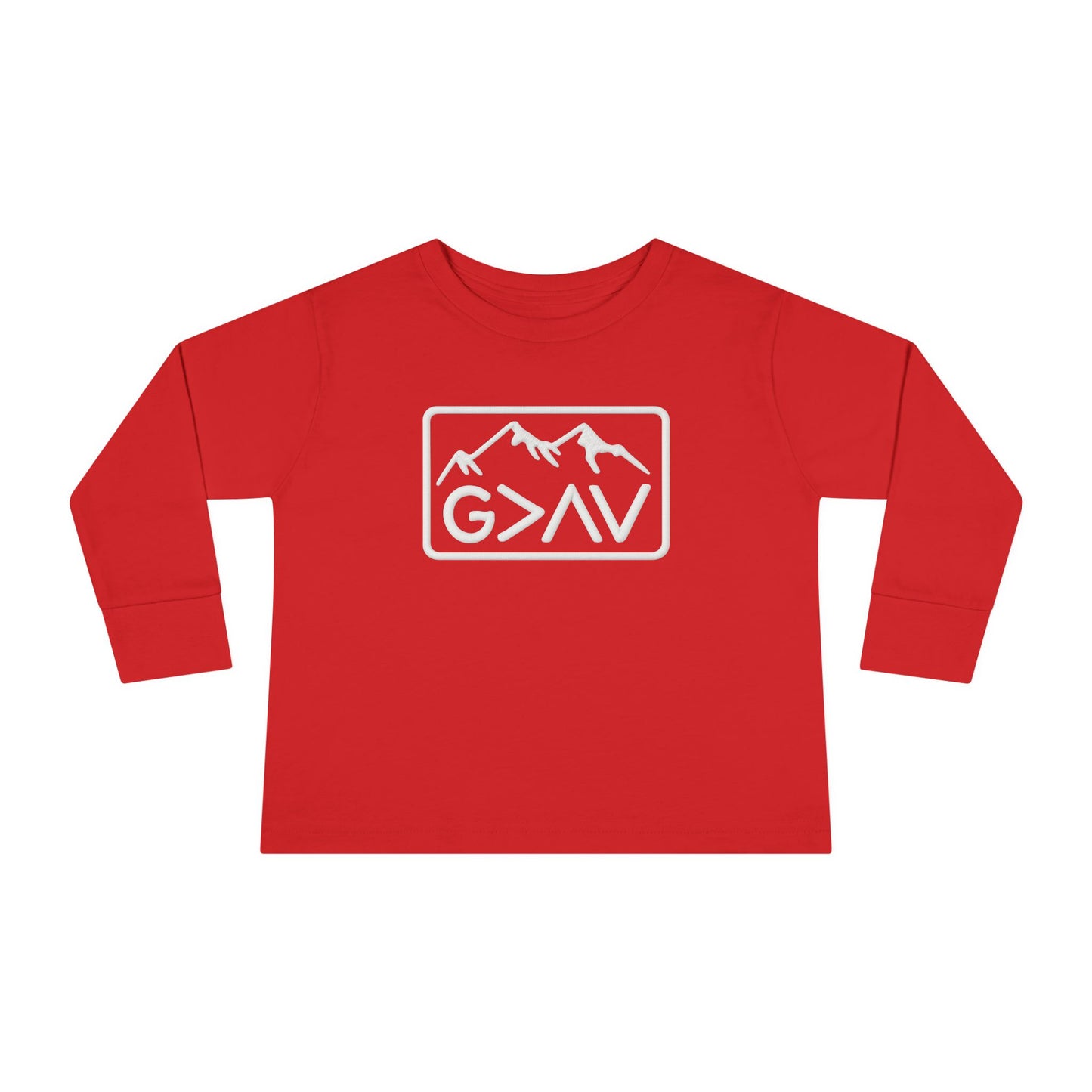 God > Highs & Lows Toddler Long Sleeve Tee