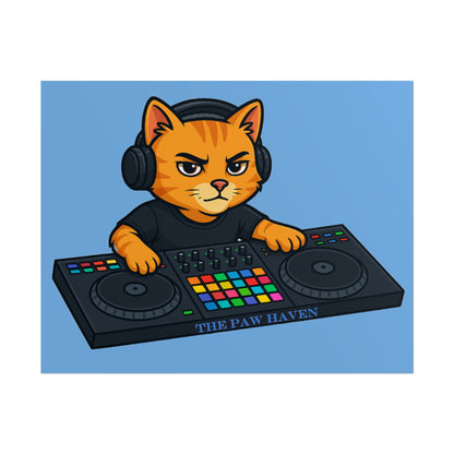 DJ Cat Poster
