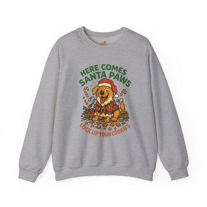 Here Comes Santa Paws Holiday Crewneck