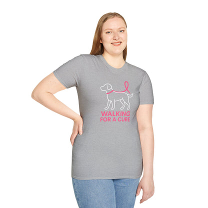 Breast Cancer Walk Dog T-Shirt