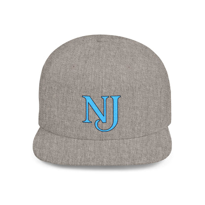 NJ Embroidered Snapback Hat