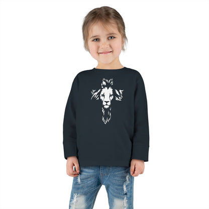 Lion Cross Toddler Long Sleeve Tee