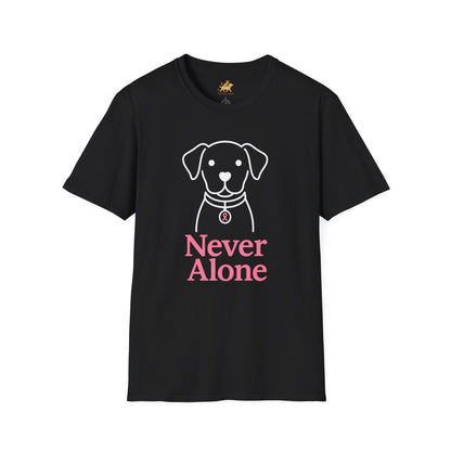 Never Alone Dog T-Shirt