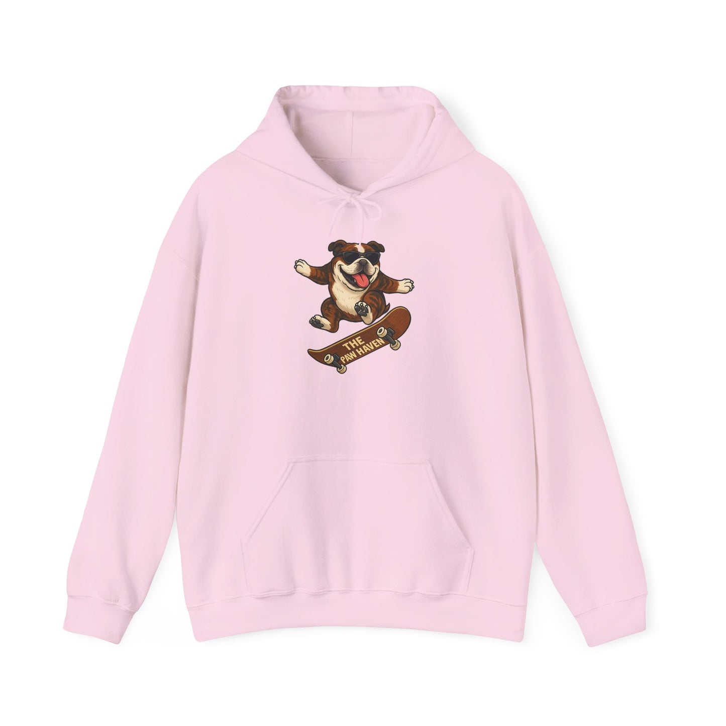 Skateboarding Bulldog Hoodie Sweatshirt