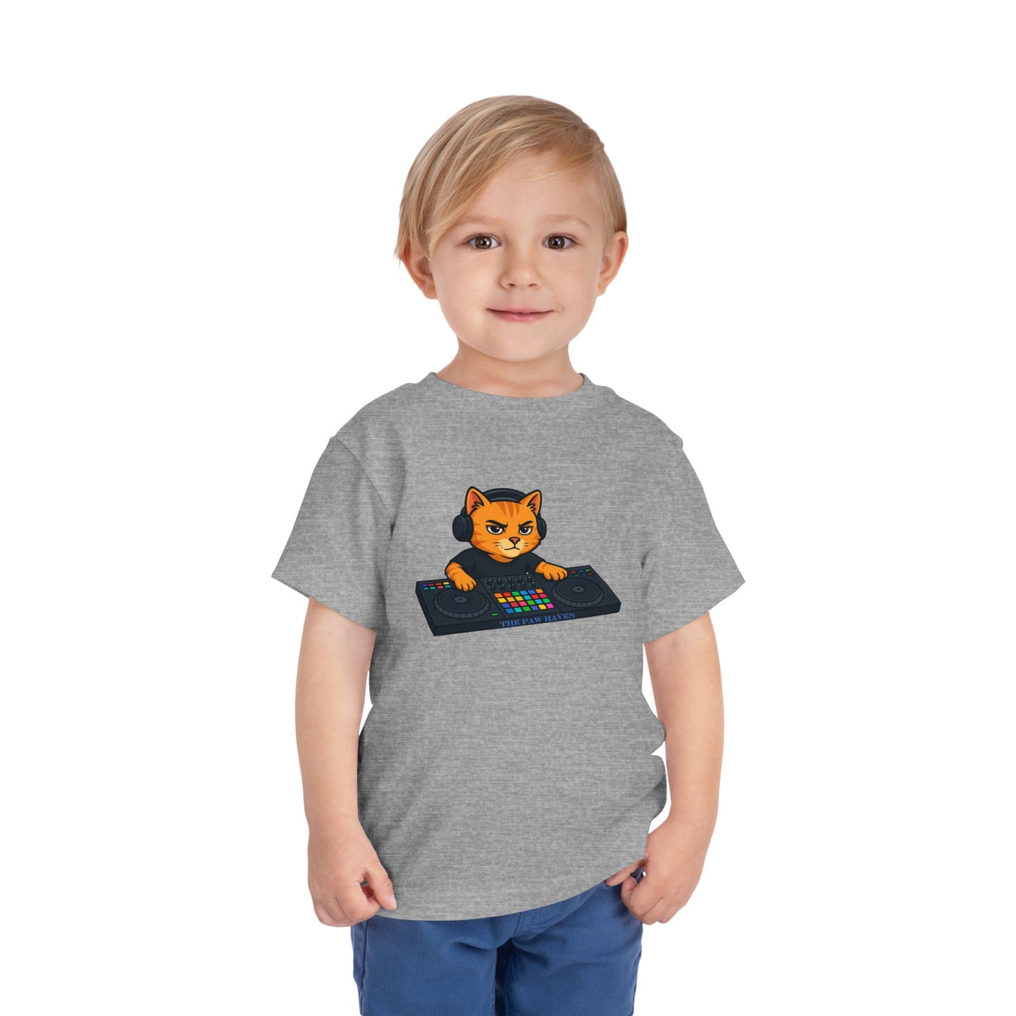DJ Cat Toddler Tee