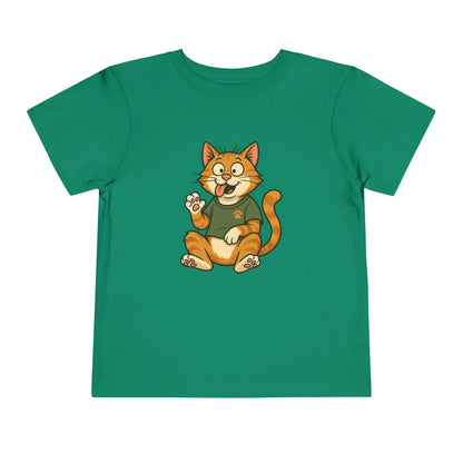 Goofy Cat Toddler Tee