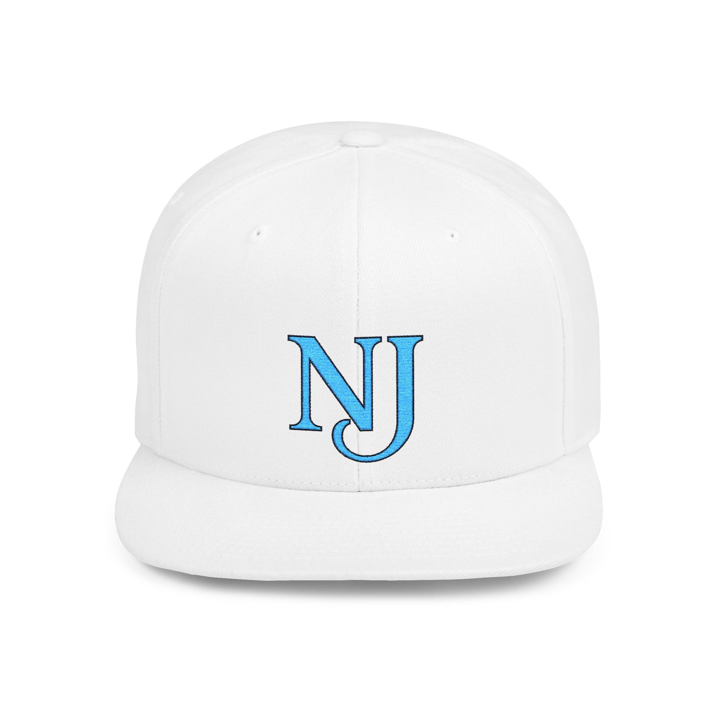 NJ Embroidered Snapback Hat