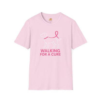 Breast Cancer Walk Dog T-Shirt