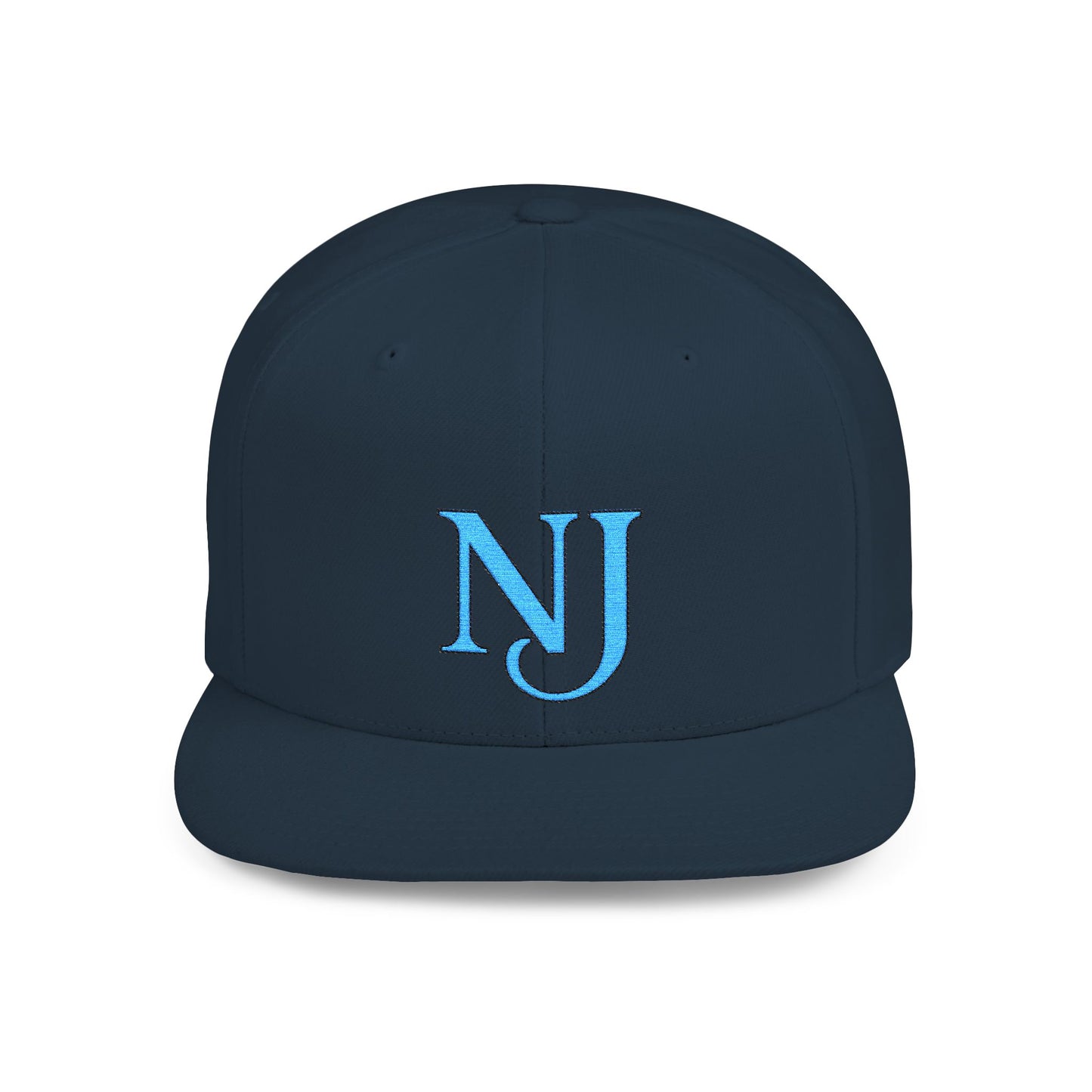 NJ Embroidered Snapback Hat