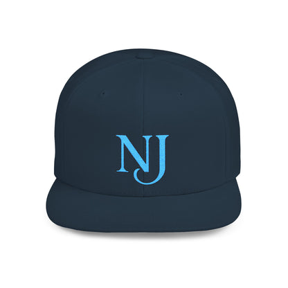 NJ Embroidered Snapback Hat