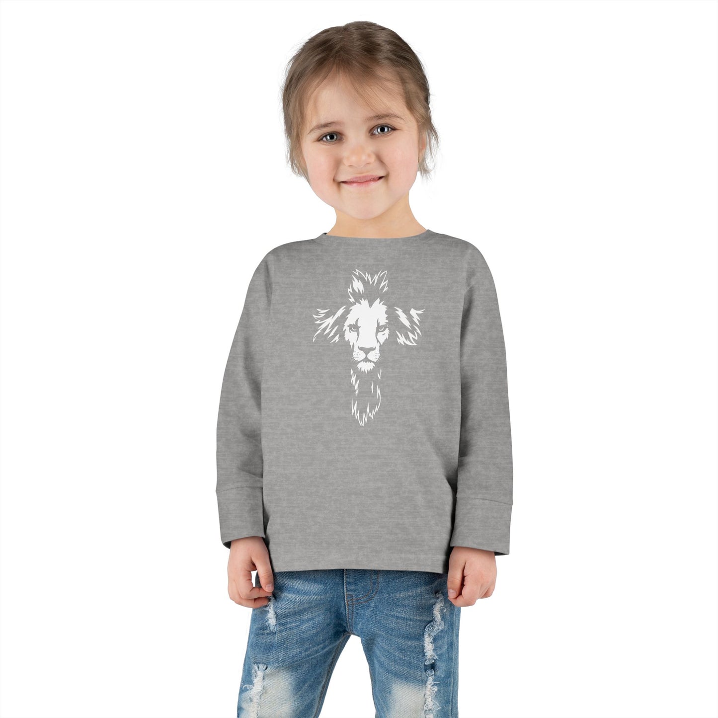 Lion Cross Toddler Long Sleeve Tee