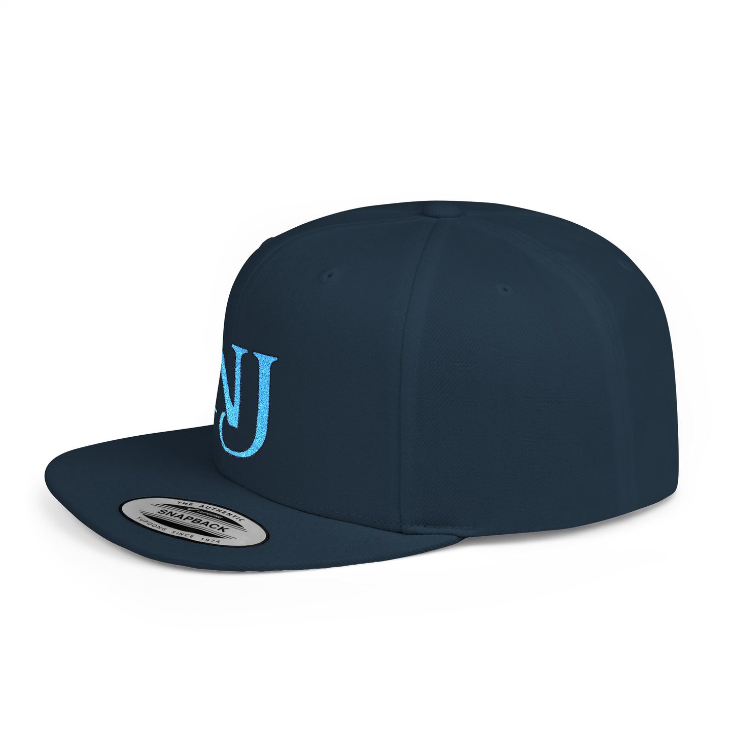 NJ Embroidered Snapback Hat