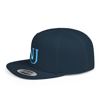 NJ Embroidered Snapback Hat